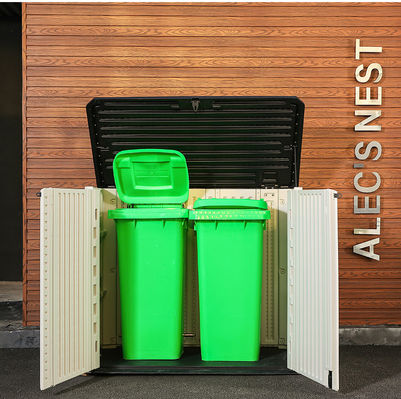 阳台柜储物柜子防晒防雨花园置物柜室外户外家用大容量杂物收纳柜详情17