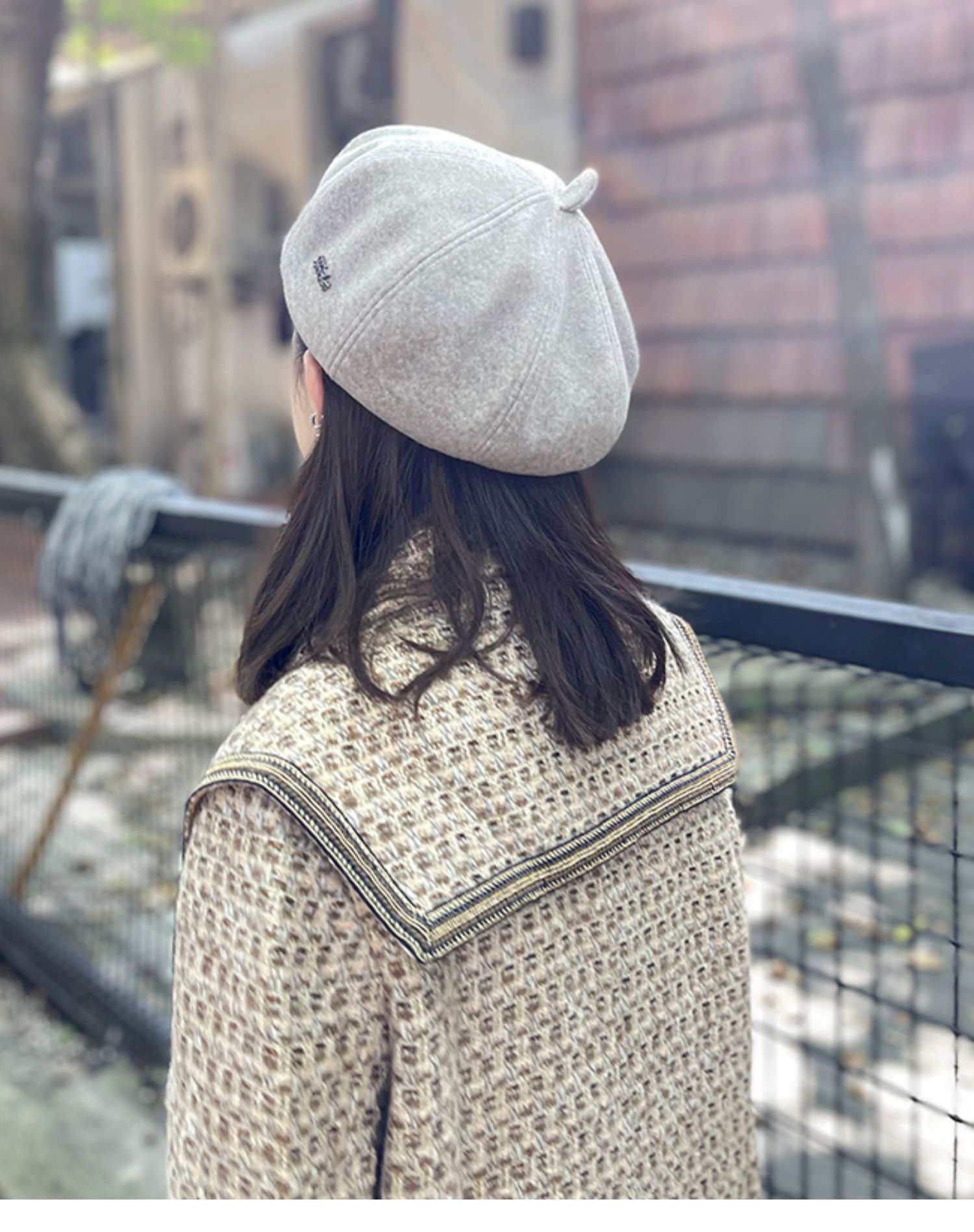 贝雷帽女秋冬季新款八角画家帽休闲百搭报童帽子复古英伦帽子详情2