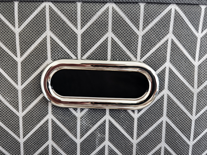 储物箱收纳柜可折叠收纳篮带金属手柄家居收纳盒抽屉式方盒大容量详情4