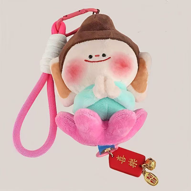 The Da Tong Cultural and Creative Buddha Little Companion, Yungang Grottoes, Heshi Little Buddha Bag Pendant, car Hanging, plush toy, and figurine pendant are super cute pic 2