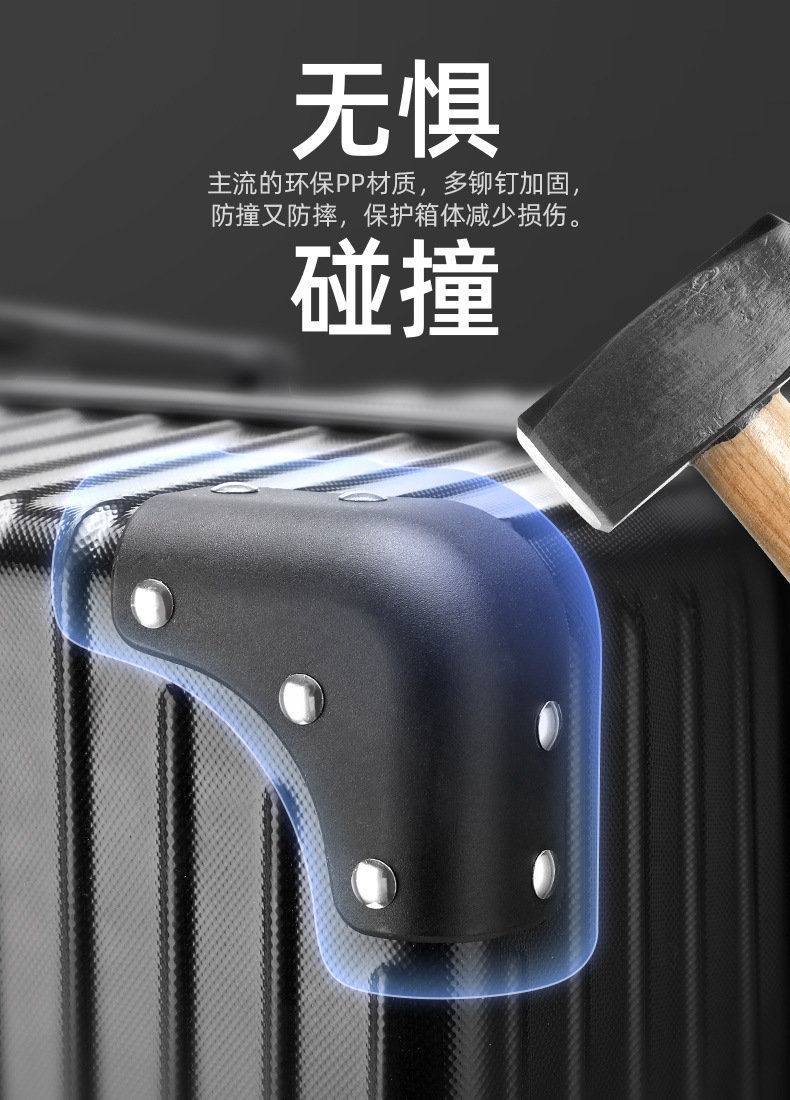 超大便捷复古28寸行李箱女高颜值万向轮24寸密码旅行箱批发详情8