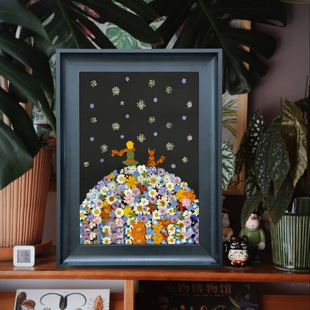 相框中空标本框木质玻璃立体黑色蝴蝶昆虫装裱自装摆台展示画框详情15