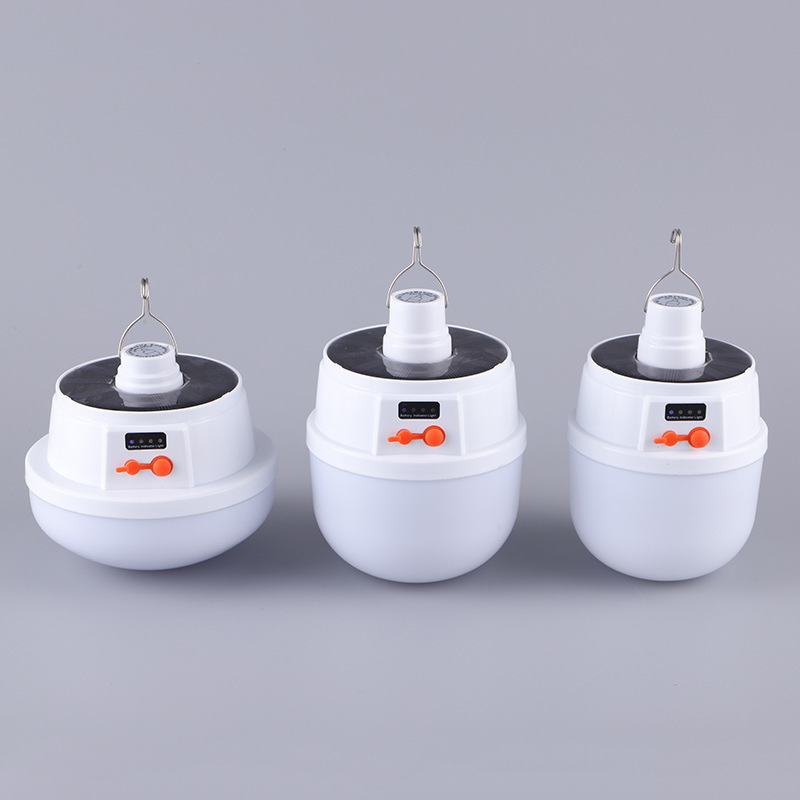 Solar LED outdoor lighting lamps, portable camping tent lamps, USB charging atmosphere mushroom lamps, camping lamps pic 17