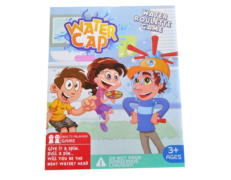 跨境新奇特wet head game湿水挑战帽子水帽玩具整蛊聚会道具帽子详情7