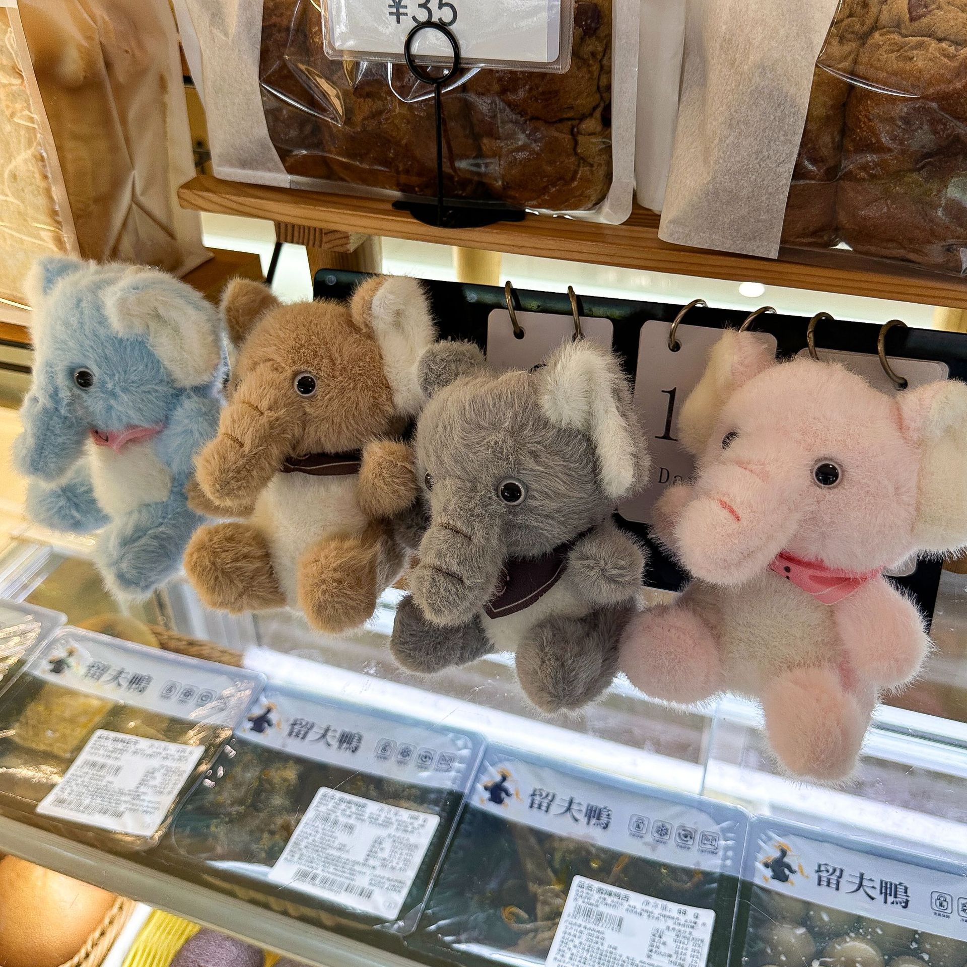 网红可爱萌围巾大象挂件毛绒玩具公仔书包包包挂饰钥匙扣娃娃玩偶详情8