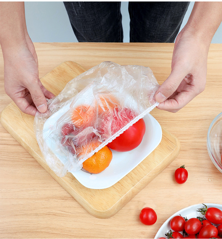 【一次性保鲜套】冰箱食品防串味保鲜膜套食物盖套防尘剩菜饭菜罩详情7