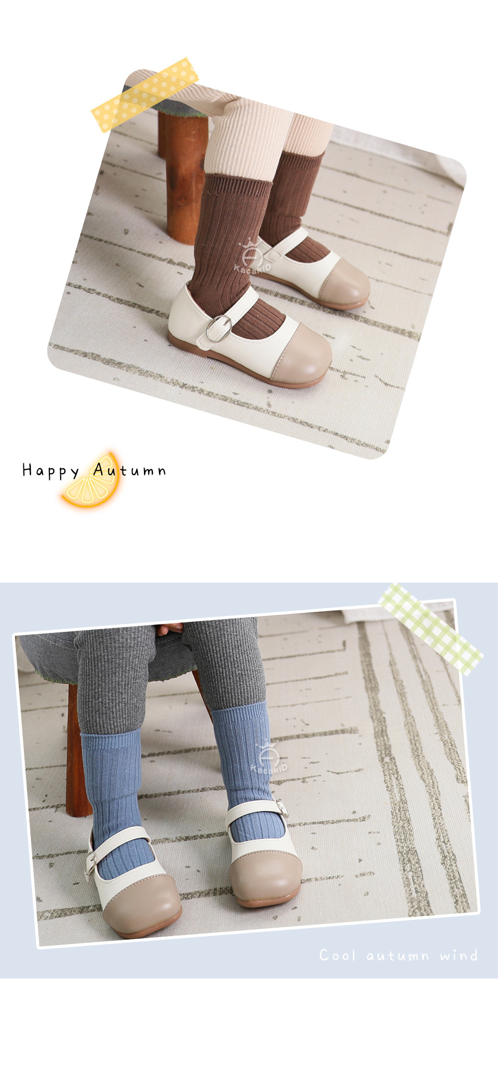 儿童春秋a类棉袜男童女童袜子纯色中筒袜婴儿宝宝堆堆袜批发秋冬详情67