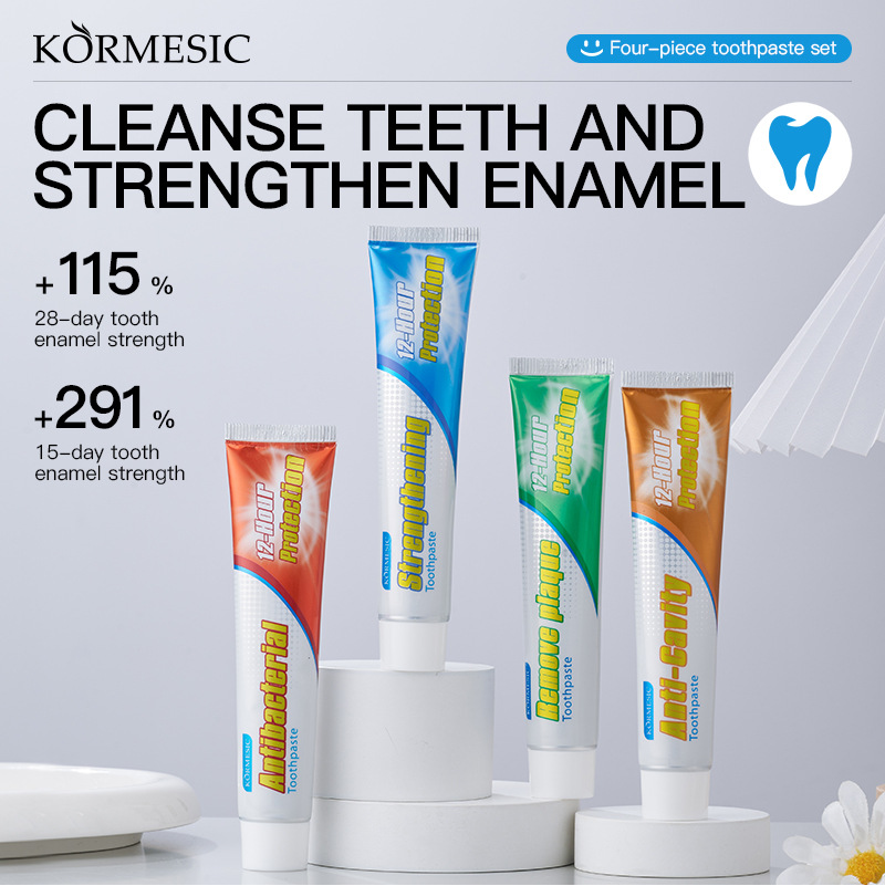 KORMESIC all-English toothpaste to reduce stains, clean mouth, freshen breath and prevent tooth decay toothpaste pic 15