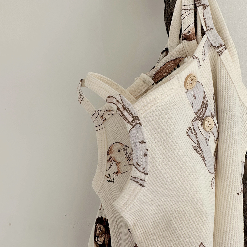 2025夏款婴儿衣服ins婴儿连体衣a类宝宝吊带哈衣爬服详情12