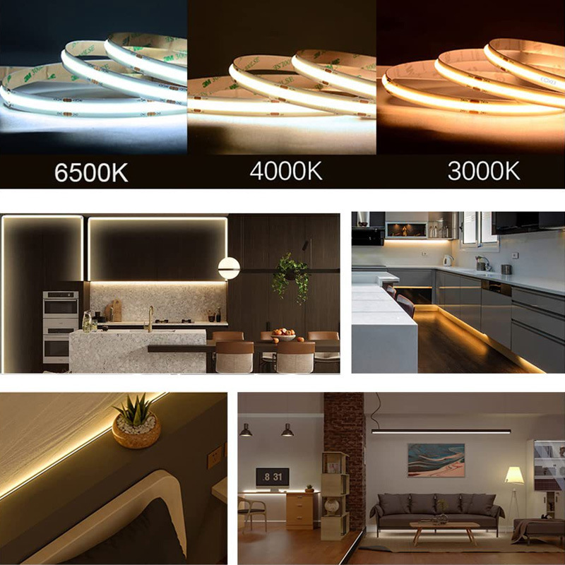 跨境电商USB灯带5V320灯氛围灯串按键开关LED彩色线条灯COB灯带详情27