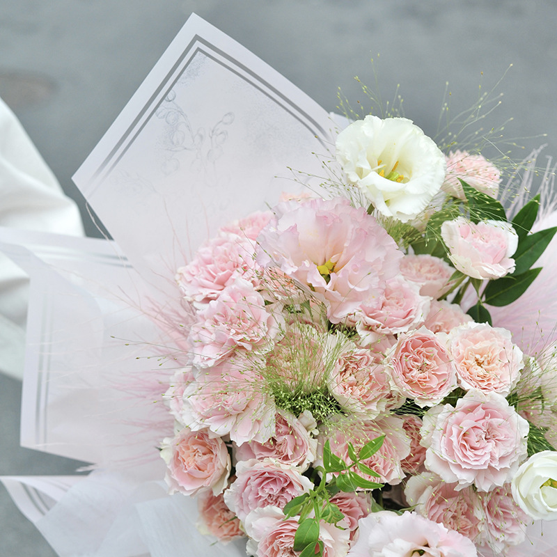 雾面纸铃兰之花防水韩式包花纸艺材料花束包装玫瑰花店花艺用品详情17