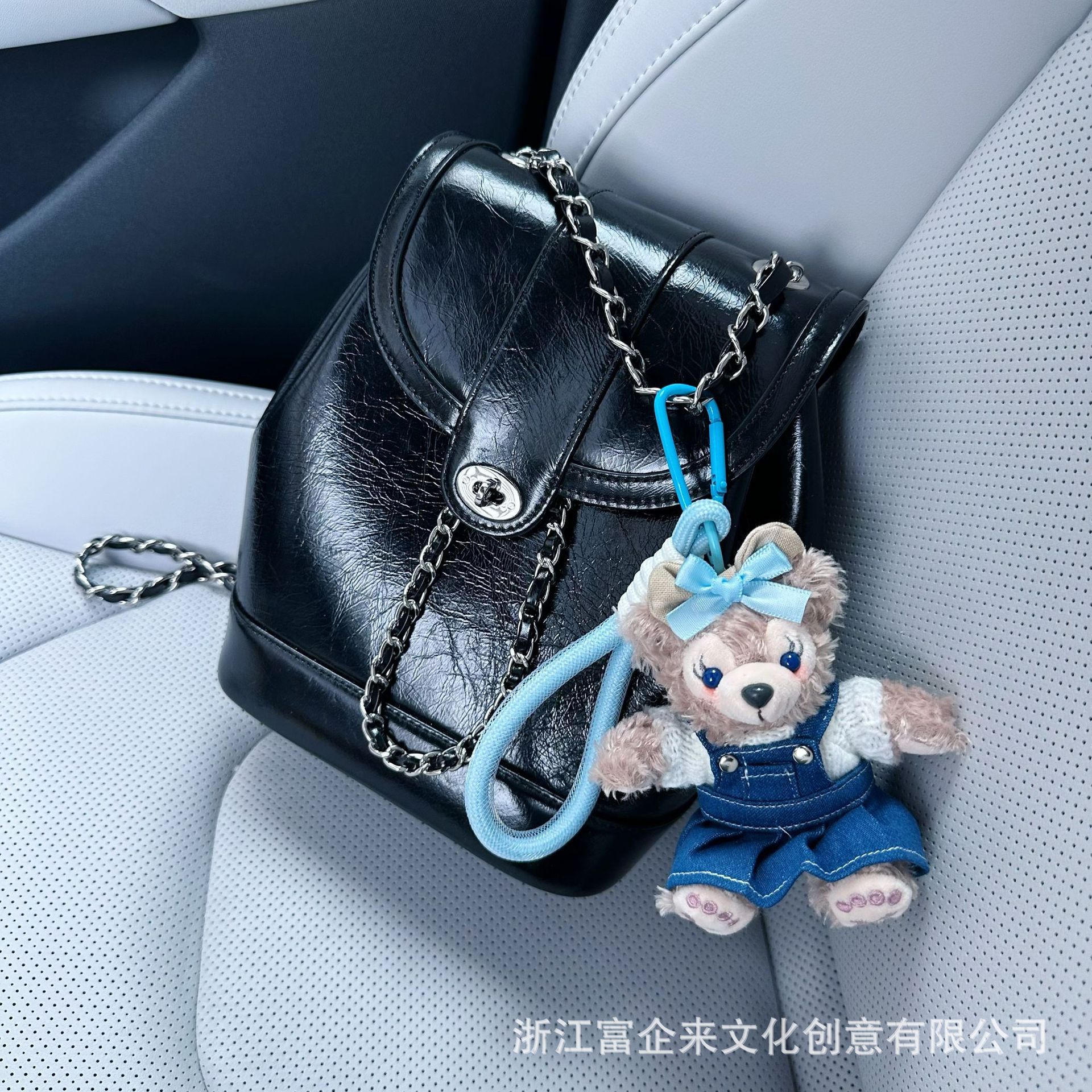 小红书同款卡通雪莉玫挂件创意毛绒公仔汽车钥匙扣玩偶包挂饰礼物批发详情2