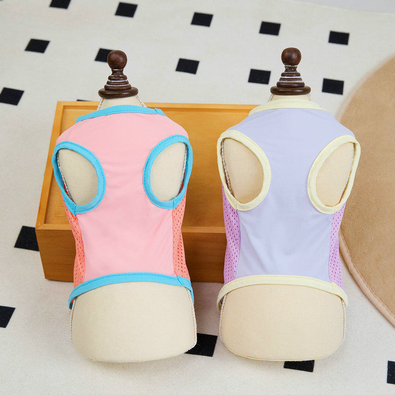 Cool summer new pet vest for cats and dogs, small dog Teddy Bichon Frise Pomeranian 25 refreshing vest pic 12