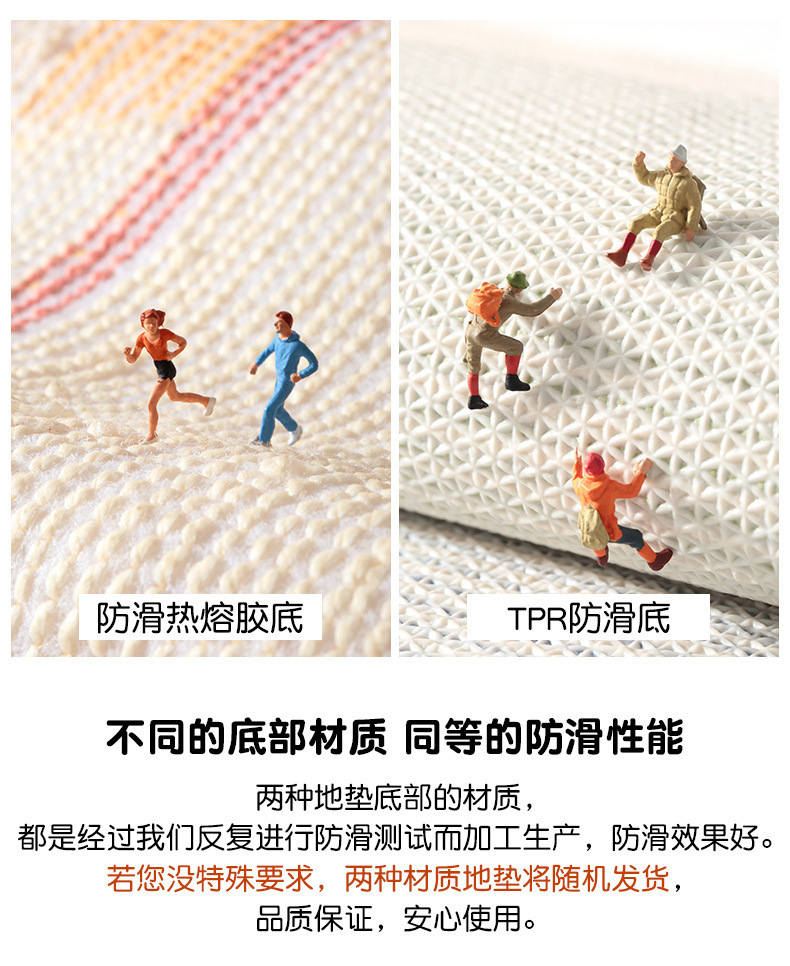 简约ins爆款卧室进门地毯吸水地垫 家用卫生间门口防滑加厚脚垫详情16