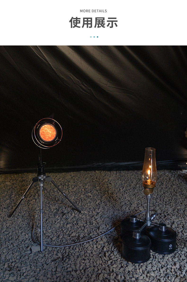 柯曼露营装备卡式炉头延长管50100CM高压高山气罐燃气管户外野营详情7