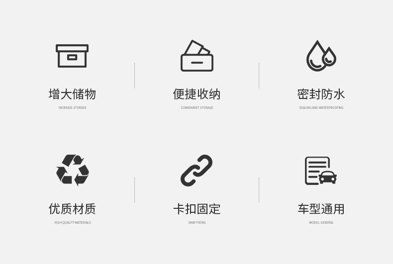 车载垃圾桶汽车椅背车门挂式储物盒多功能汽车用品垃圾袋折叠收纳详情2