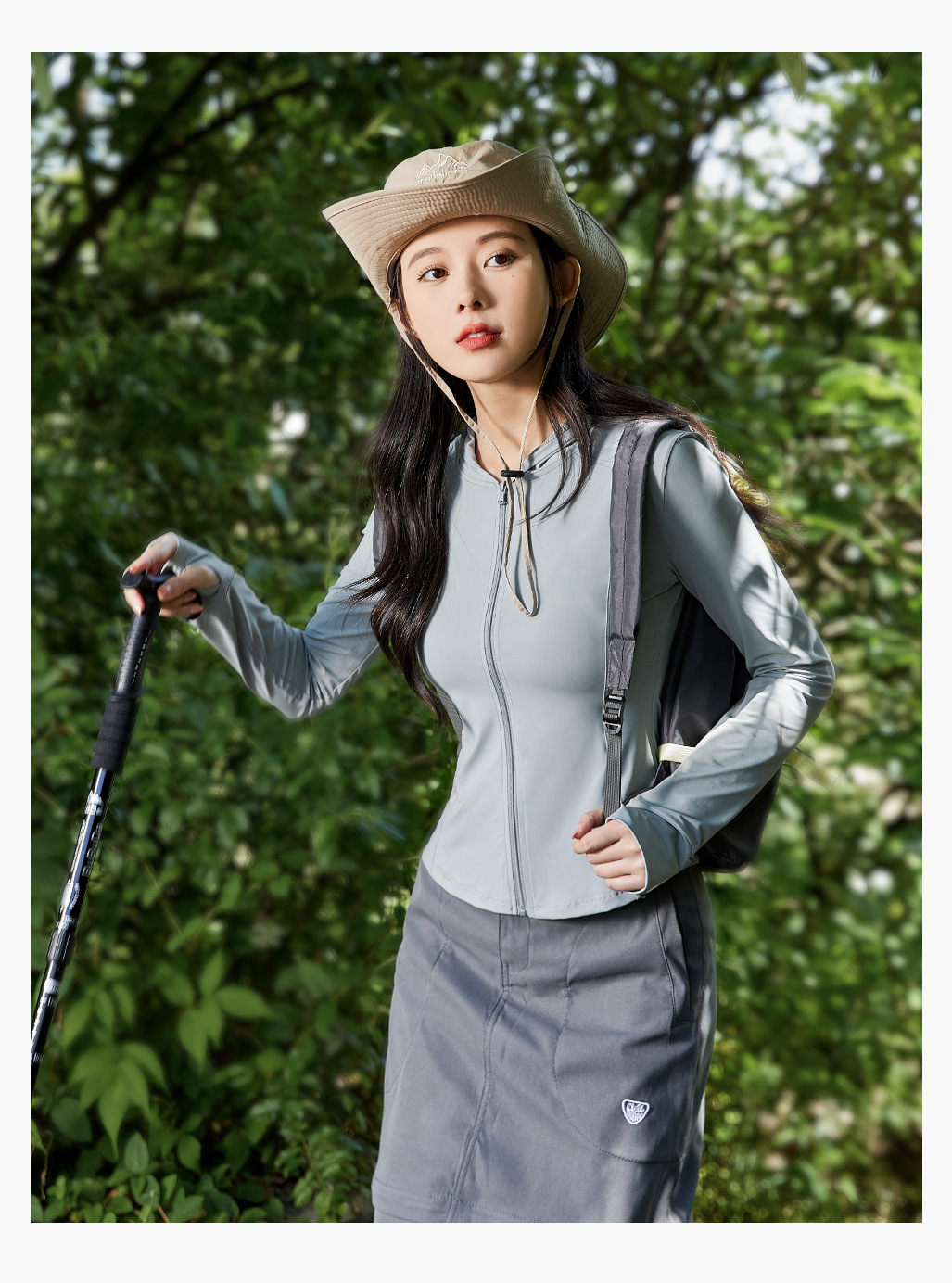 2024 Slim-fit sun-protective clothing for women, UV-resistant hooded jacket, new summer style, UPF50+ pic 24