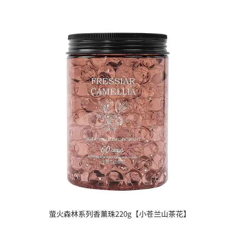 Crystal Bead Deodorizing Aroma Diffuser, bedroom and bathroom air freshener, long-lasting fragrance, Freesia, Camellia, car pic 10