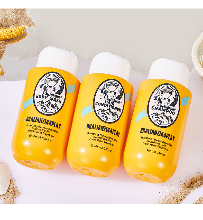 Cross-border exclusive FORMBO Hair Care Set: Smooth Shampoo, Deep Cleansing Body Wash, Smooth Hair Care pic 19