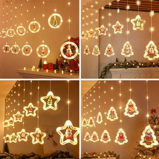 LED color lights, cross-border Christmas lights, cotton thread ball lights, room and bedroom decoration and arrangement, ins birthday and festival lights, small light strings pic 5