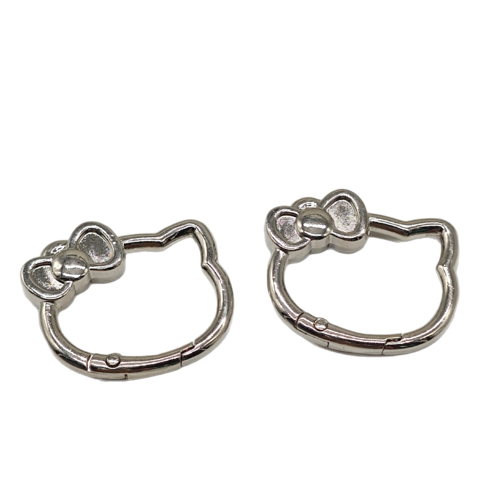 可爱蝴蝶结小猫咪弹簧扣异形饰品diy配件连接环钥匙扣手机链挂饰详情17