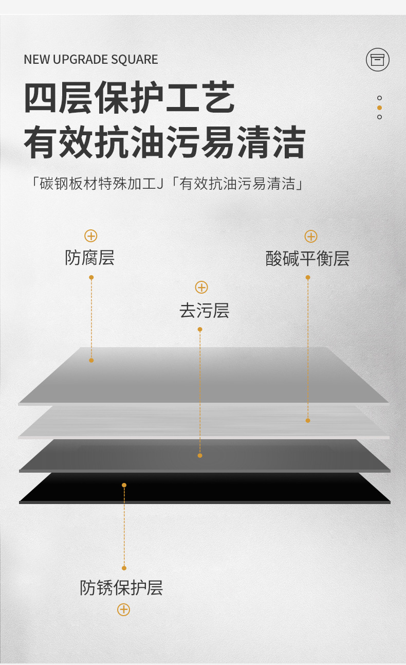 新款厨房置物架落地多层家用多功能微波炉收纳货锅架子非不锈钢详情10