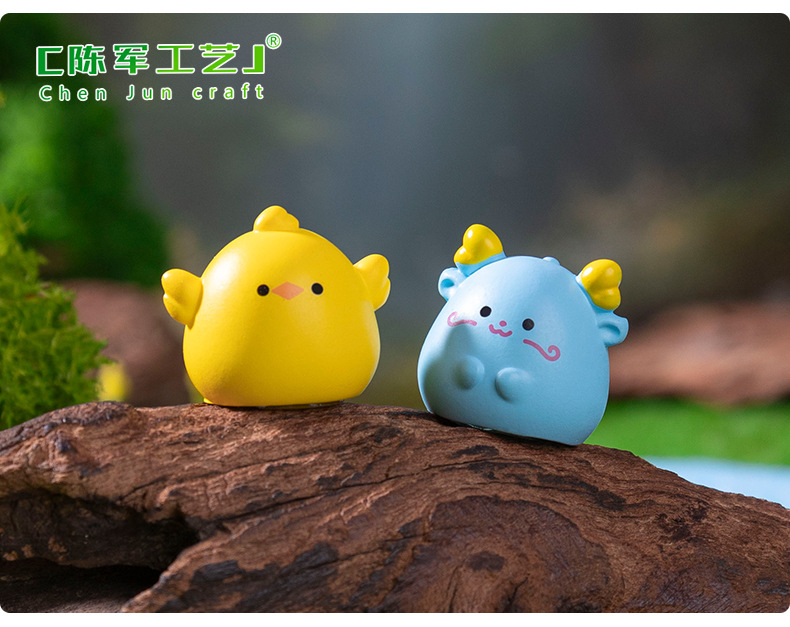 Micro-landscape creative, cute, 12 zodiac cute diy decorative items, blind bag accessories, car-mounted desktop small ornaments pic 43