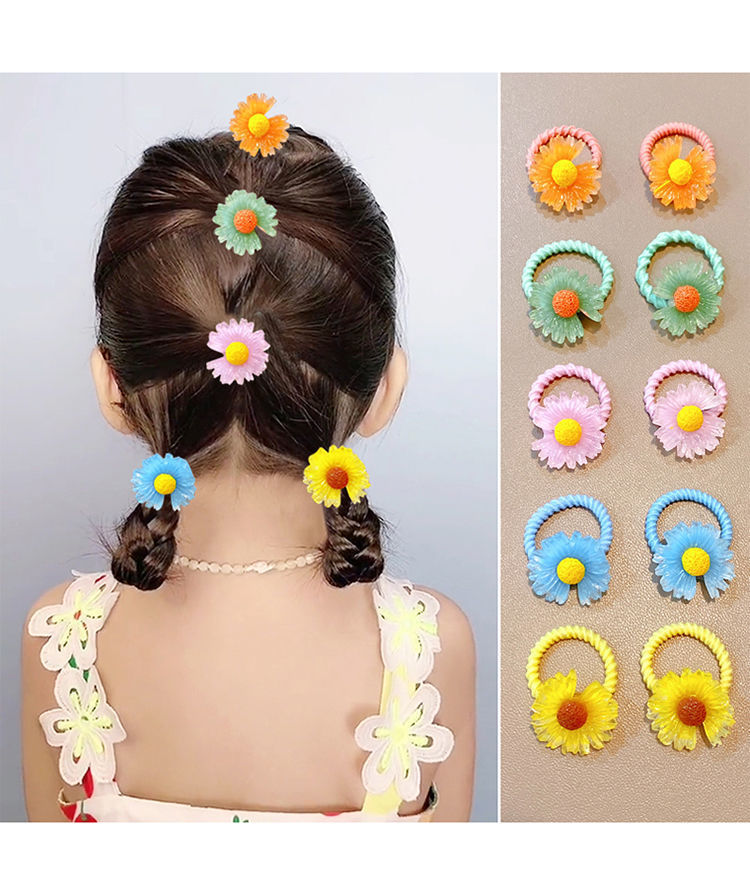 抖音爆款儿童发圈扎头发弹性好婴幼儿拇指圈头绳小号皮筋女童发绳详情7