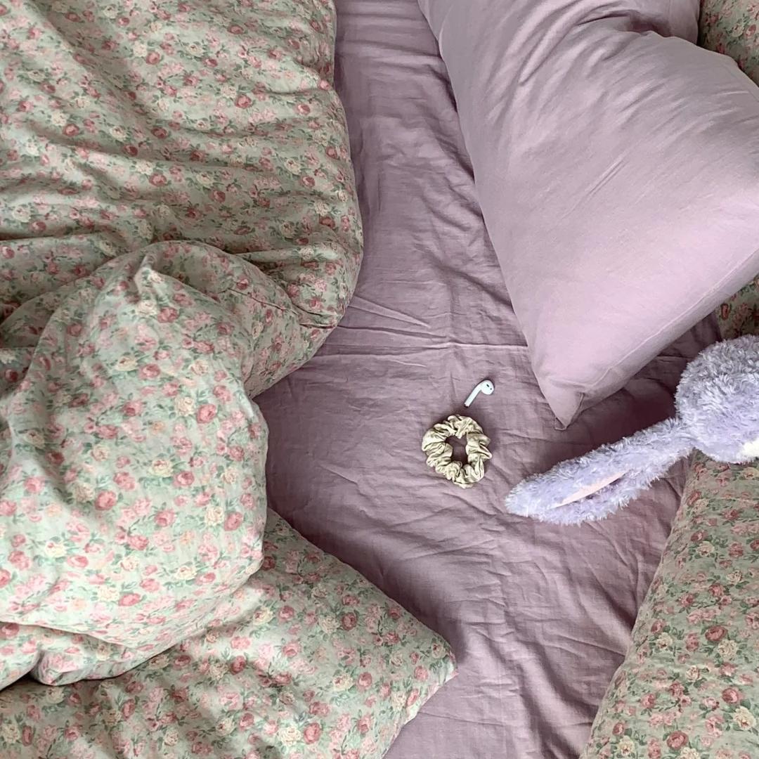 小红书A类全棉有氧双层纱四件套母婴级透气纯棉纱布小清新Kitty猫详情61