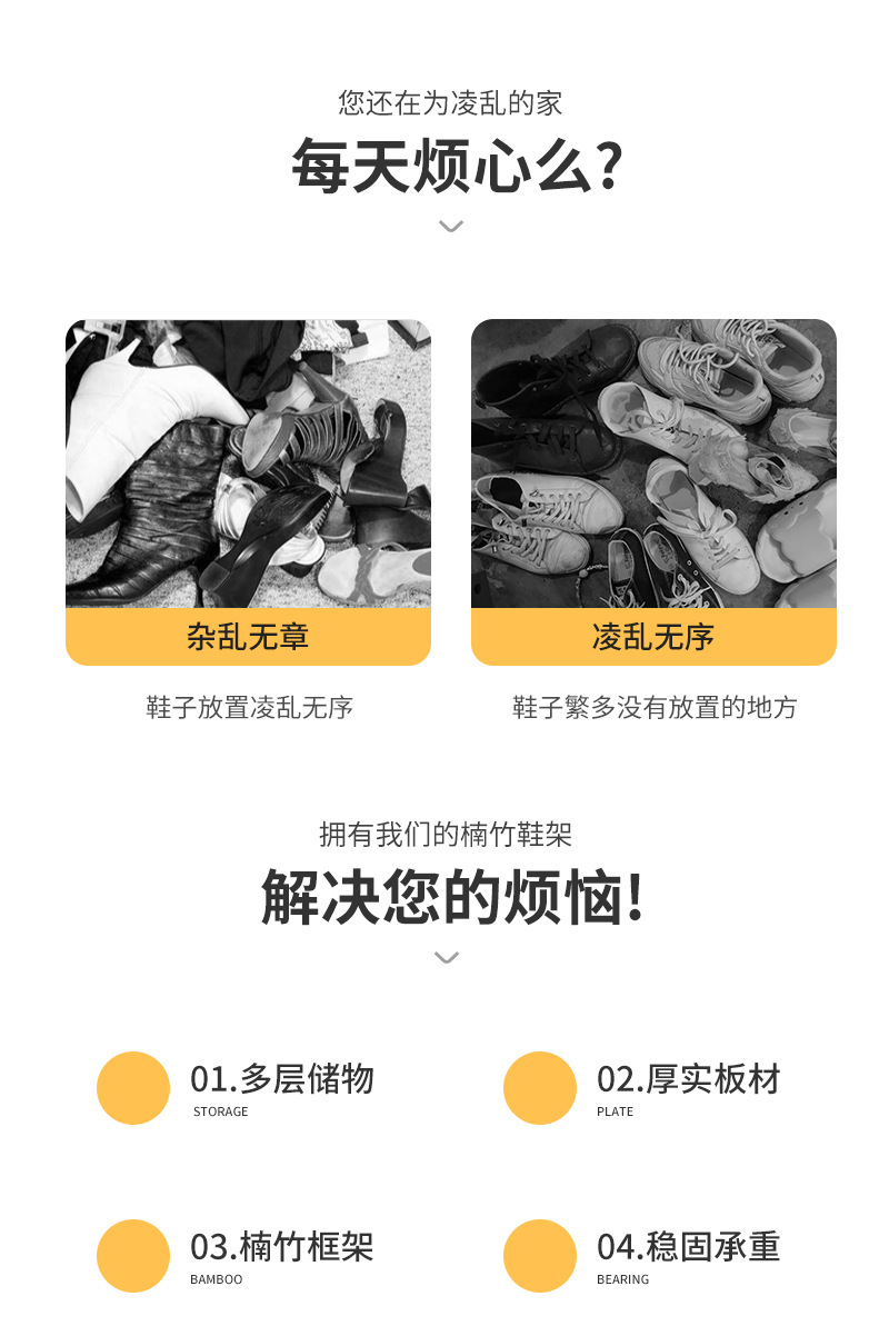 简易鞋架子多层家用门口鞋柜收纳置物宿舍省空间防尘内网红经济型详情2