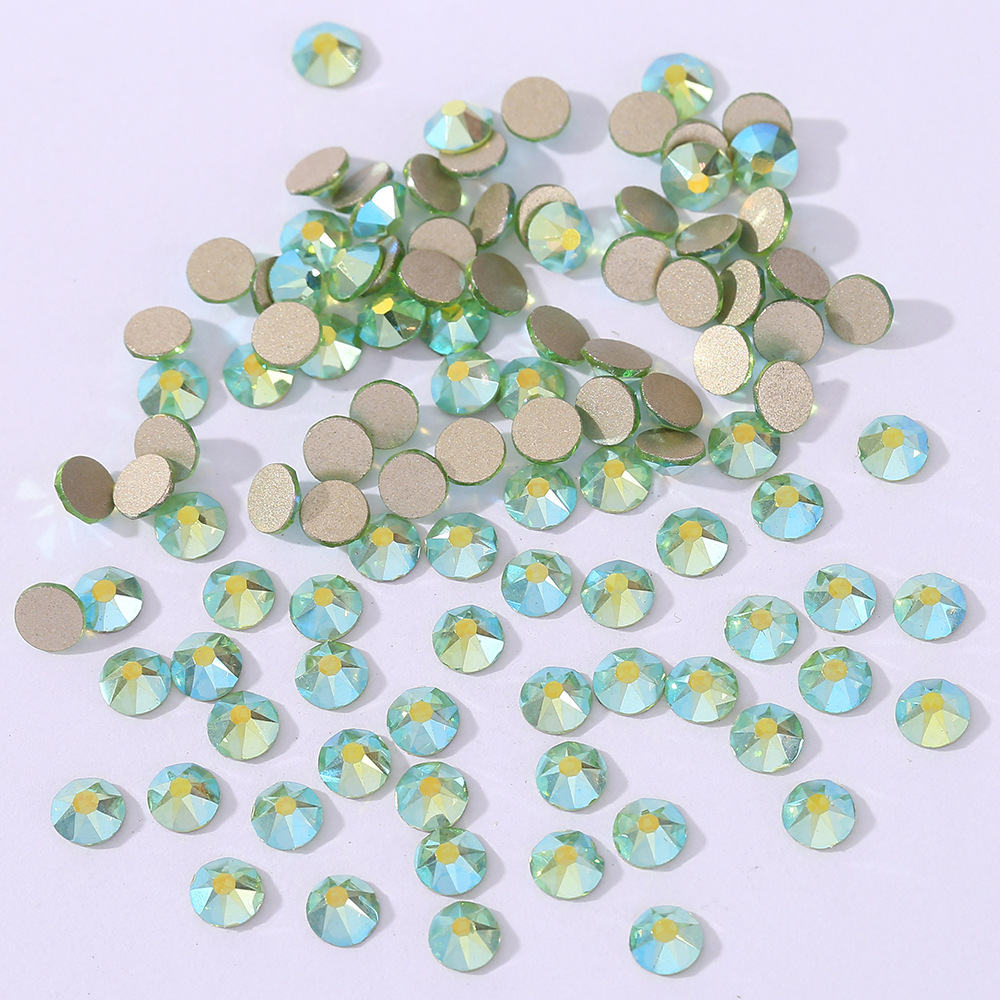 Wholesale of high-quality cross-border eight or eight small imitation Chinese flat-bottomed diamond, glass and crystal diamond diy nail art accessories pic 10