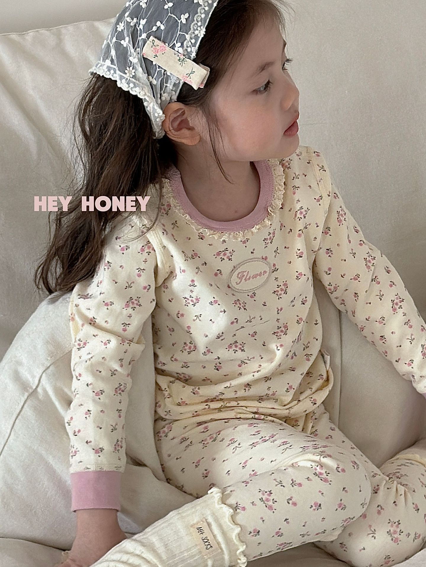 大小卷 Hey honey男女童舒绒秋衣秋裤内衣套装居家服儿童家睡衣详情13