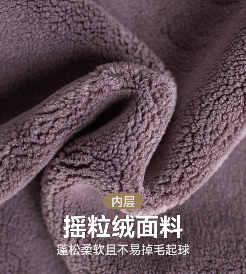 【900克】中老年特厚摇粒绒棉裤男280斤加肥加大保暖裤一条过冬详情10