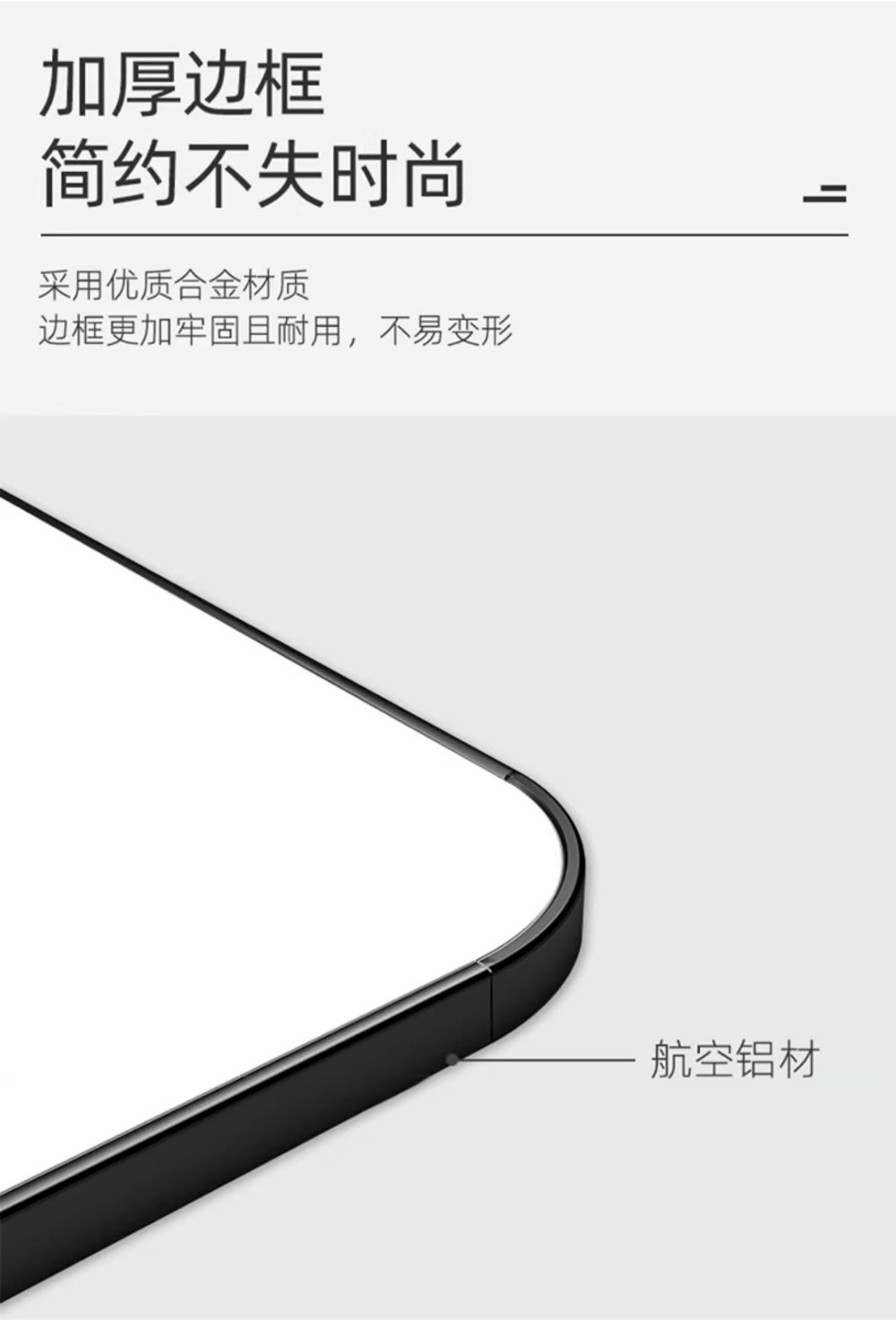 浴室镜子贴墙自粘卫生间方形发廊壁挂免打孔洗漱台挂墙式化妆镜详情5