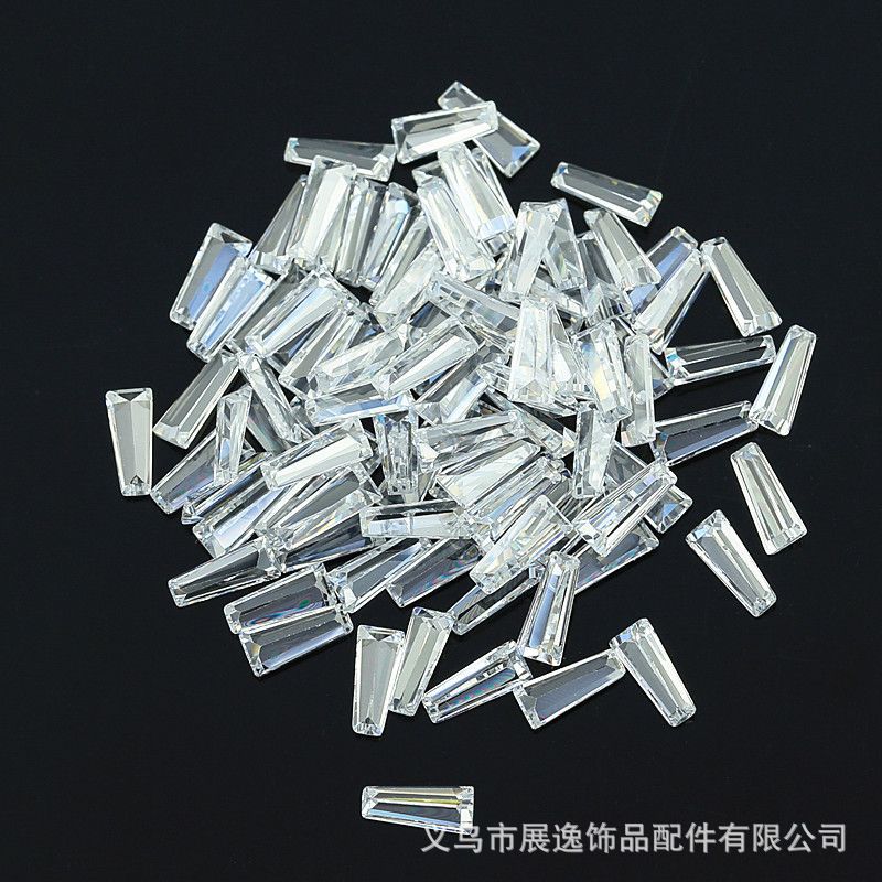 网红爆款高品质梯形锆石多规格源头厂家直供现货批发diy服装首饰详情6
