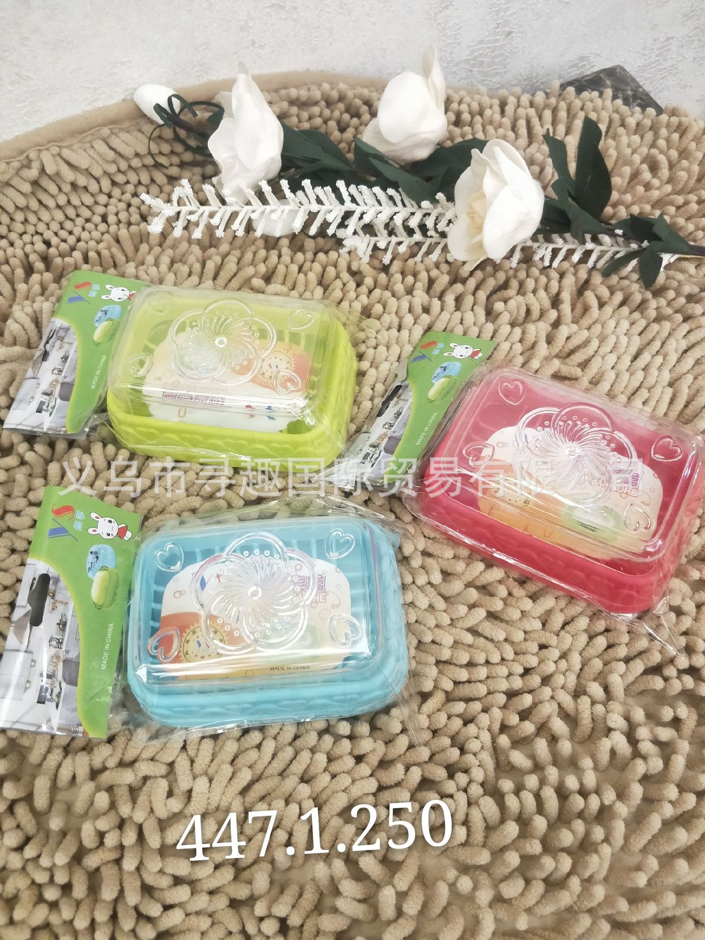 A variety of cross-border foreign trade soap storage boxes are available for selection. Cartoon wall-mounted soap boxes without punching holes are available for wholesale pic 23