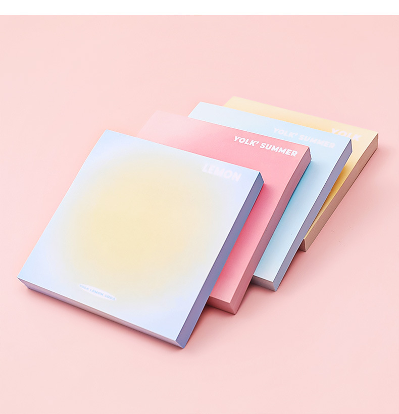Gradient color sticky note paper, student n times blush, gradient planner sticky note book, student planner halo sticky note paper pic 16
