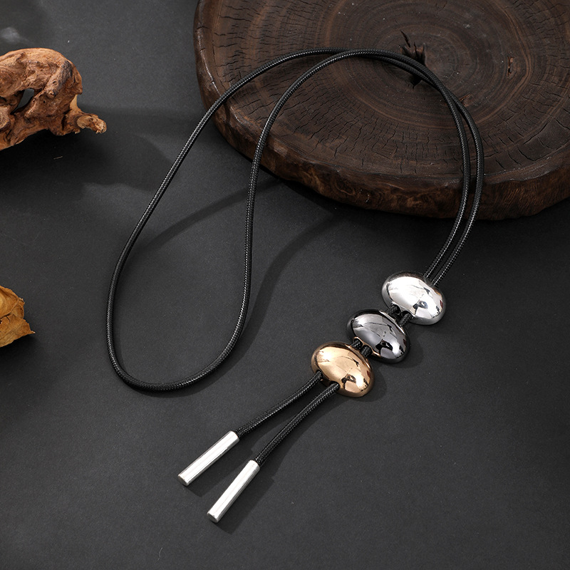 亚马逊专供长款项链时尚百搭简约吊坠几何饰品女士毛衣链欧美跨境详情10