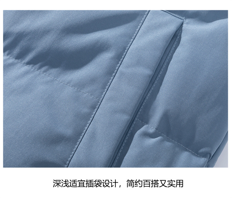 新款羽绒棉服男士外套冬季棉衣加厚潮牌大码立领宽松纯色情侣棉袄详情18