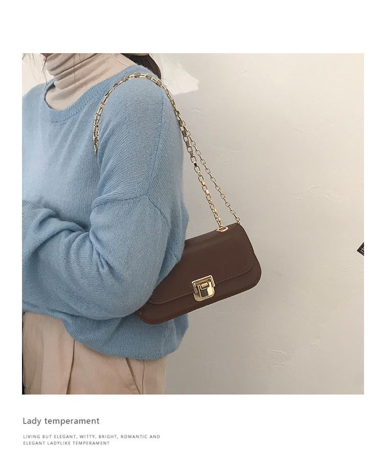 法国小众包包女2025跨境潮复古腋下包高级感洋气链条包百搭斜挎包详情6