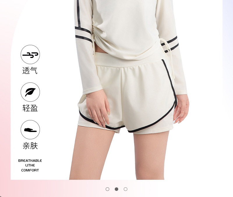 The new two-piece swimsuit for women is conservative. It dries quickly, slimming and concealing the belly. It is a long-sleeved sports swimming suit specially designed for swimming pools to hide flesh pic 3