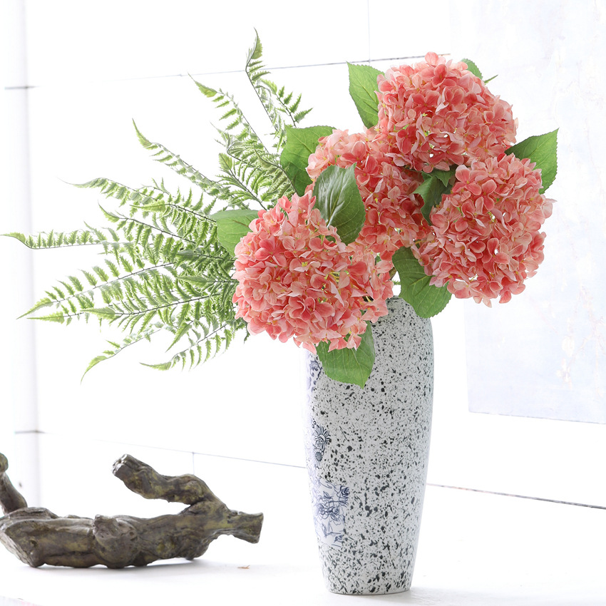 Green tropical rainforest simulated kidney fern fern wall landscape design, soft rubber Persian leaf flower bouquets, multiple decorative items, simulated plants for home decoration pic 7