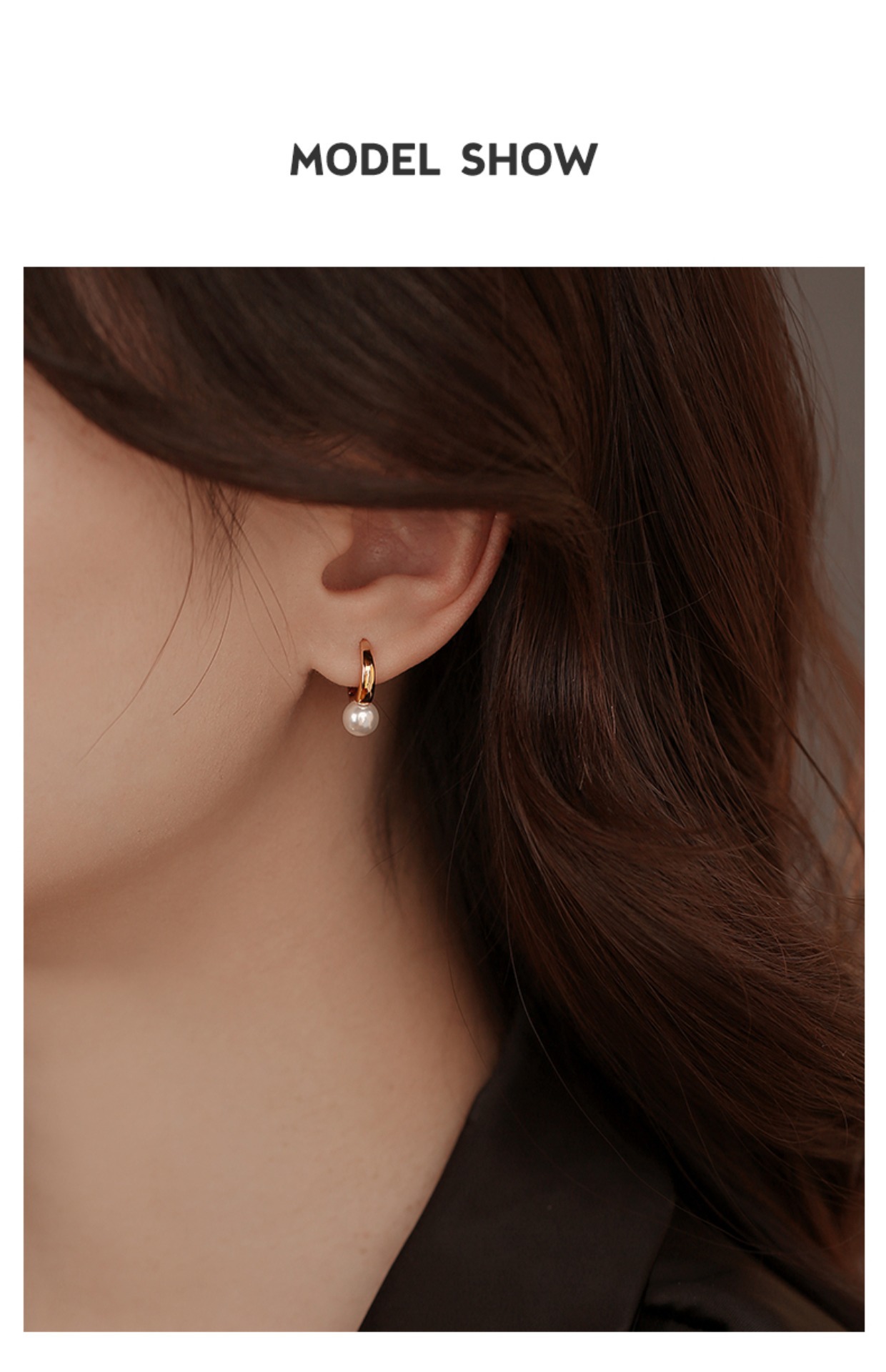 S925 silver needle ear studs are small, light and luxurious. They feature a niche design for women without ear holes, exuding a sense of high-end elegance. They are exquisite earrings pic 3