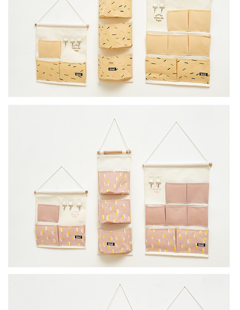 Wall-mounted storage bags, wall-mounted bags, wall-mounted door, wall-mounted shelf, wall-mounted bags, small cloth bags, dormitory room pic 9