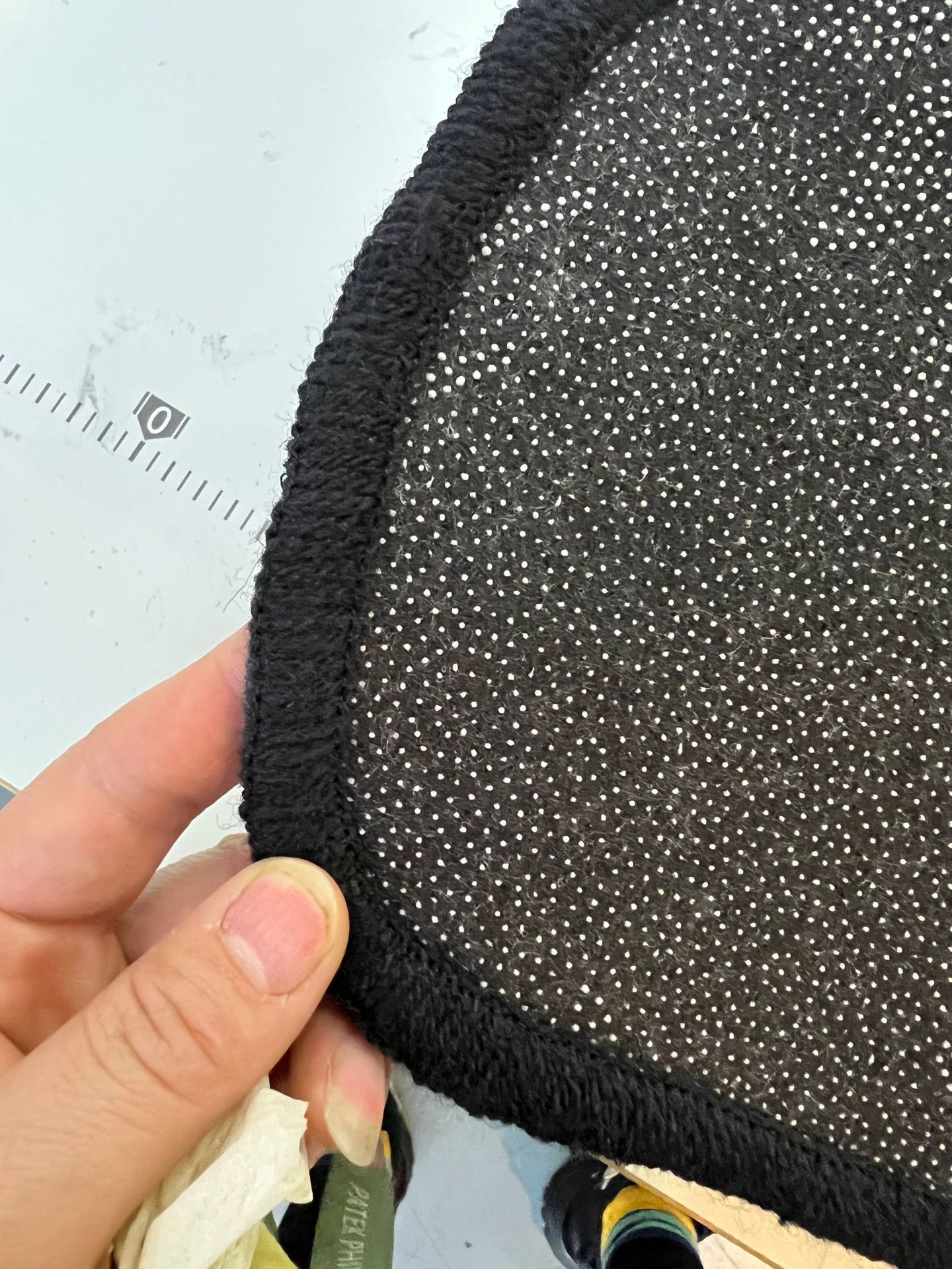 Carpet edge locking machine, thick carpet edge wrapping and overprinting machine, high-speed car floor mat with cutting knife sewing machine pic 5