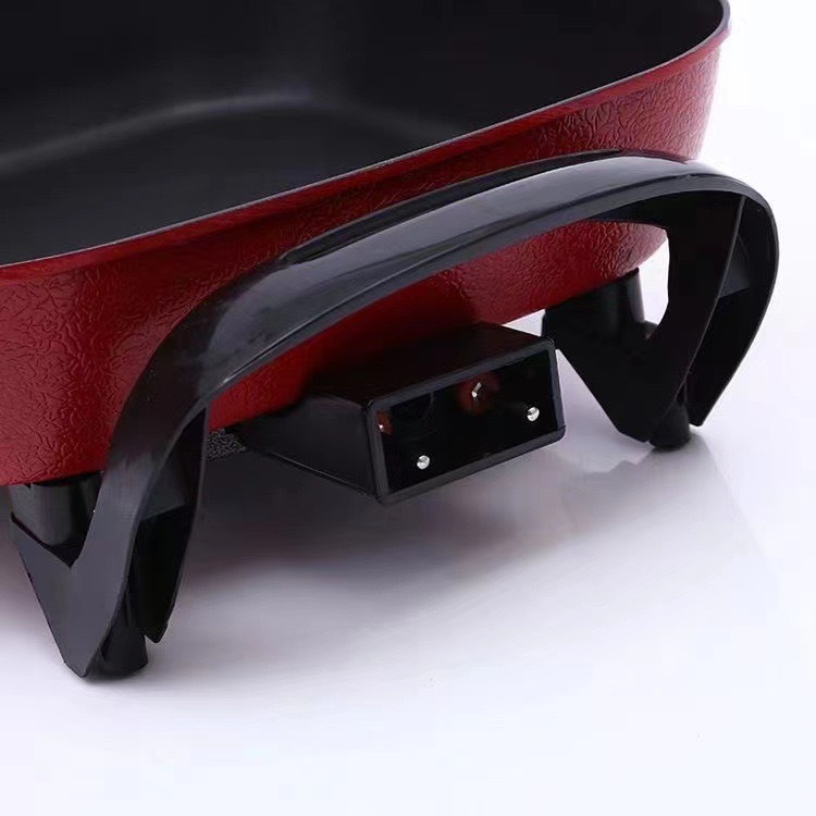 Household multi-functional electric hot pot, large-capacity electric hot pot, square pot, all-in-one pot for boiling and roasting, oil-free gift wholesale electric pot pic 14