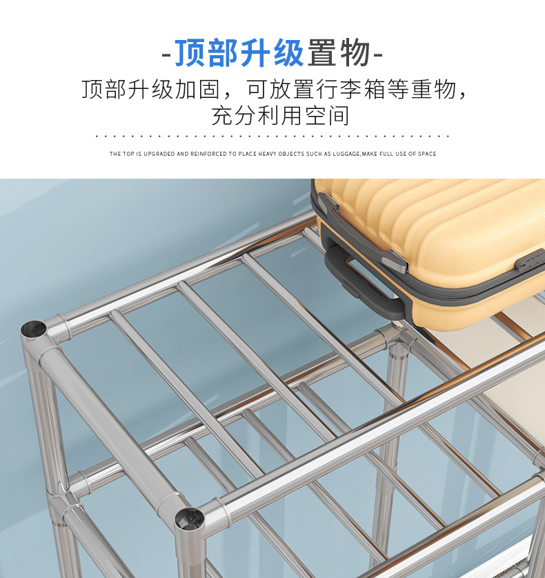 简易衣柜组装结实耐用出租房用布衣柜加厚加粗全钢架柜子卧室家用详情9