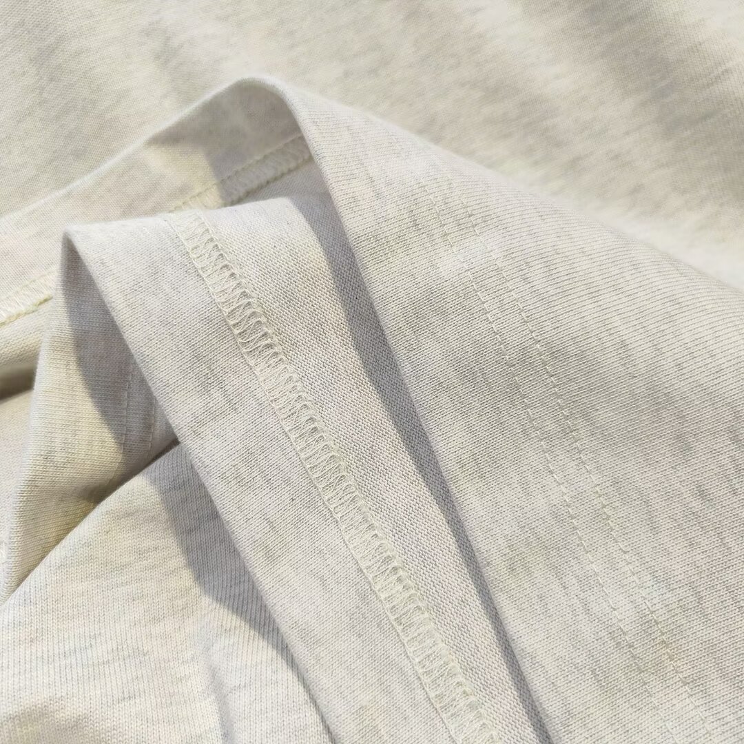 夏季新款重磅设计感情侣纯棉短袖男生宽松圆领猫咪印花t恤五分袖详情2