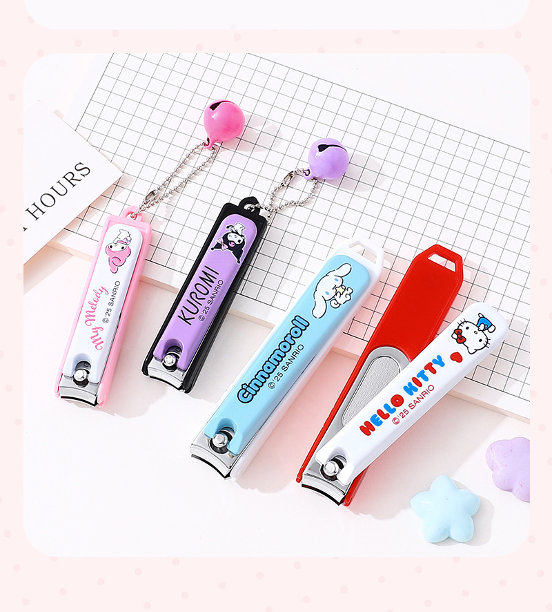 Sanrio officially authorized nail clippers, cute cartoon toe trimming, small and portable, splash-proof Hello Kitty nail clippers pic 19