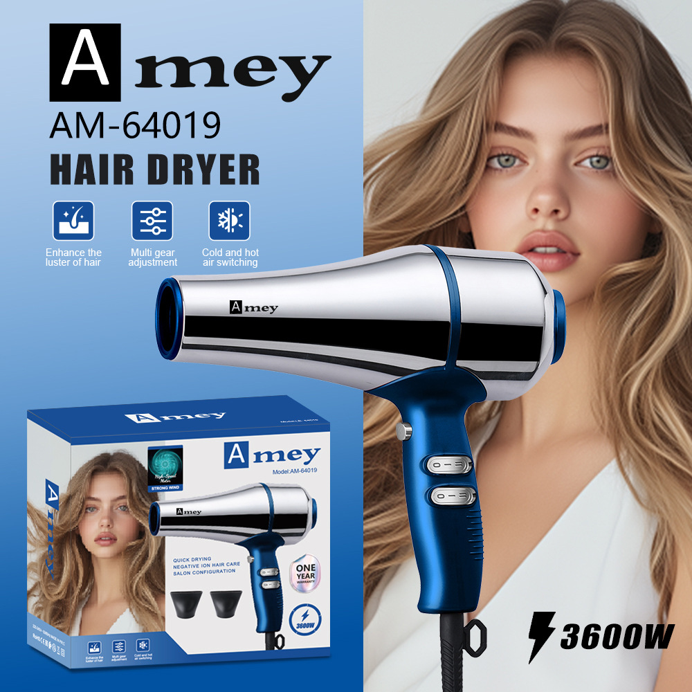 Amey64019 Professional HAIR DRYER, negative ion high-power Hair dryer for Barber shops pic 2